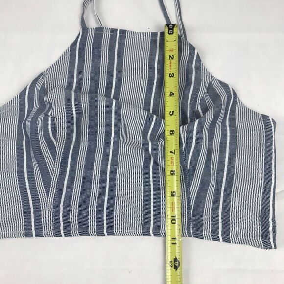 American Eagle 2 piece set crop top with flowy pants Blue striped size S‎ - Picture 5 of 12